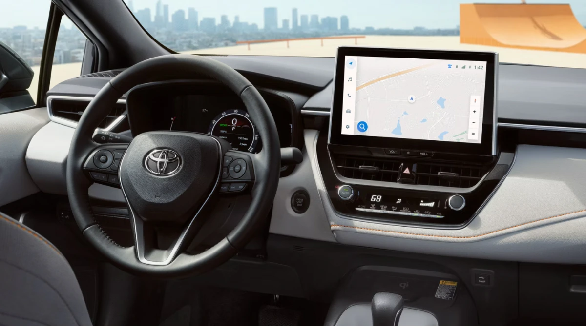 2025 Toyota corolla interior