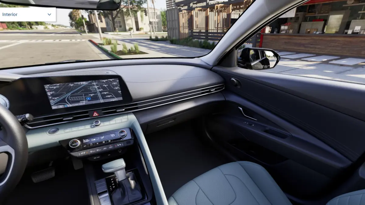 2025 Hyundai Elantra Hybrid interior