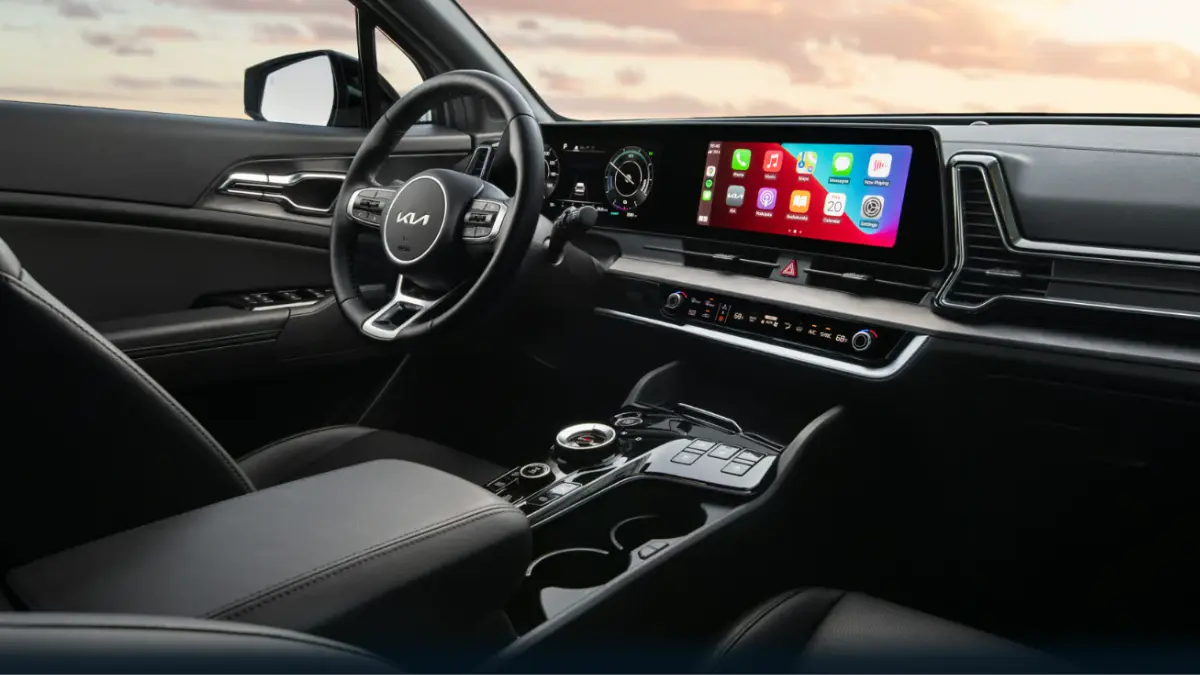 2025 Kia Sportage hybrid interior